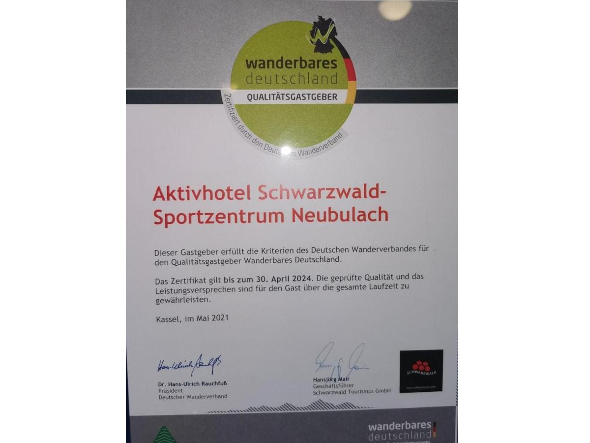 Schwarzwald Sportzentrum Neubulach Exterior photo